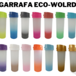 GARRAFA ECO WORLD – 480ML – 85G – JATEADO DEGRADÊ