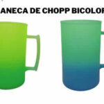 CANECA CHOPP – 500ML – 65G – JATEADO BICOLOR